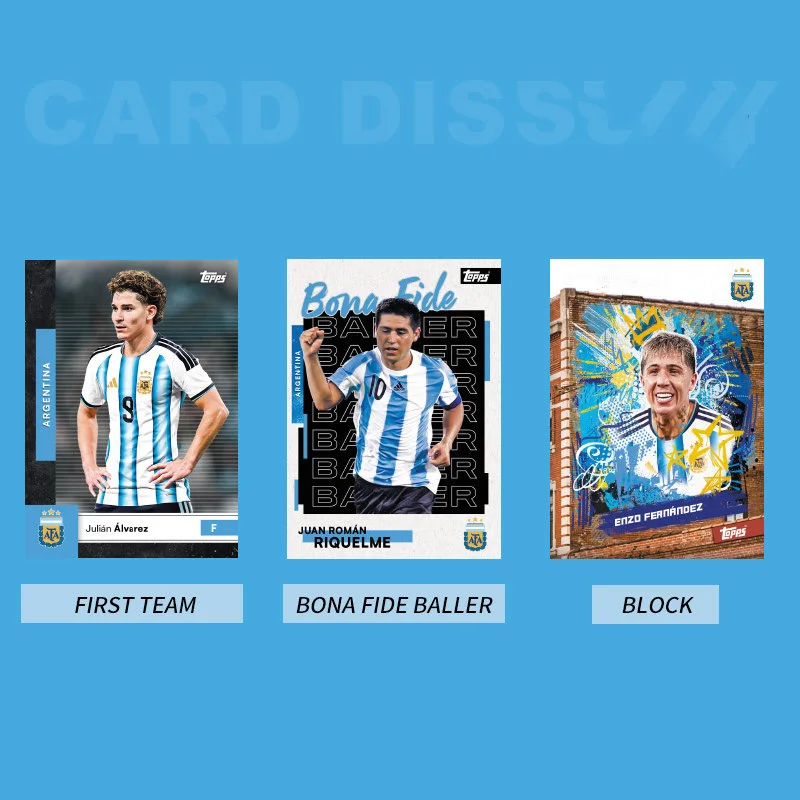Authentic In-Stock 2026 Topps Argentina National Soccer Team Set: Star Cards Collectible Cards Blind Boxes