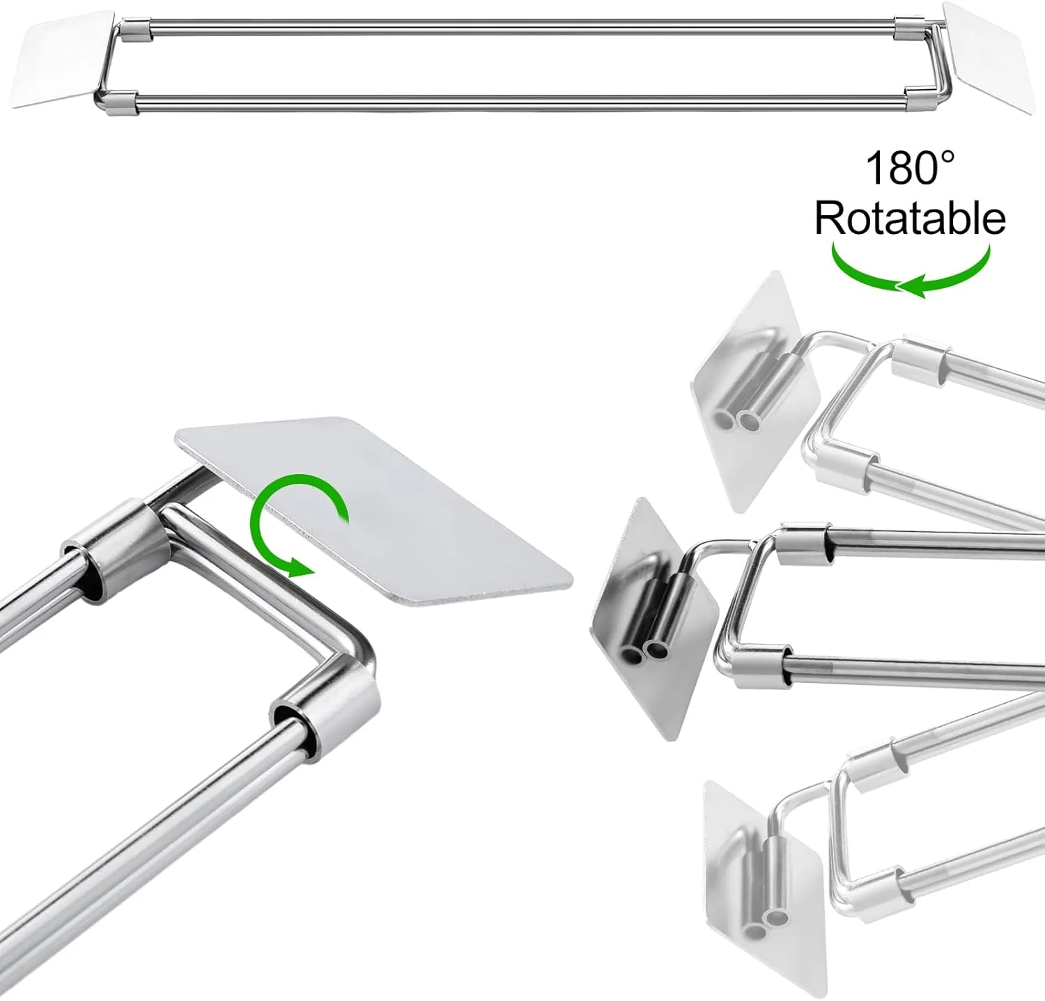 RV Secure Adjustable Bars, Food&Drink Stabilizers for RV Refrigerator Cabinet Tension Rods Camper Travel Trailer 12.44-22.63