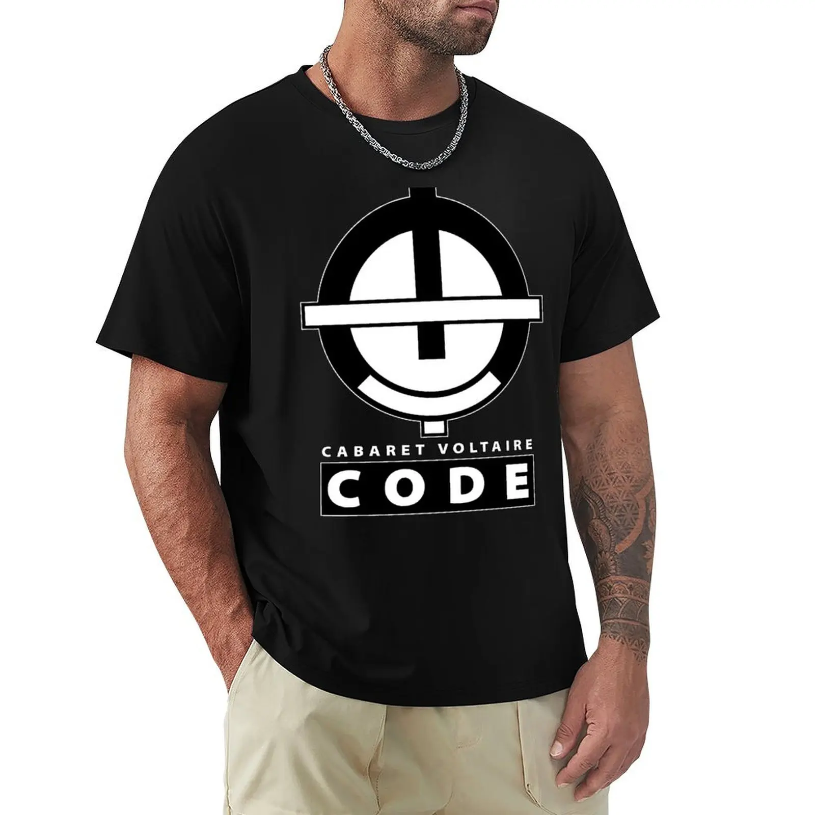 Cabaret Voltaire - Code Symbol. T-Shirt Plus Size Gym Sports T-Shirt