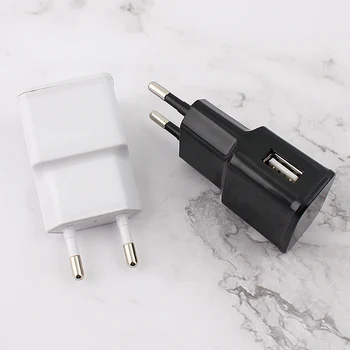 מתאם טעינה מהירה לטלפון AC/DC עם יציאת USB 5V 2A מספק כוח 5 וולט מתאם EU Plug לנסיעות עבור טלפון נייד IPAD