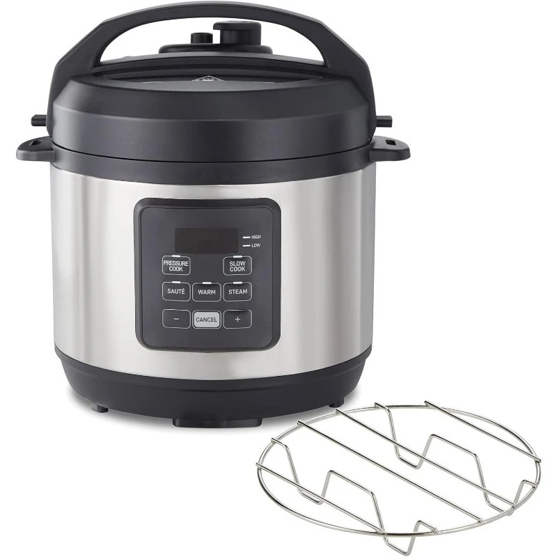 

Silex Proctor-Silex Simplicity 4-in-1 Electric Pressure Cooker, 3 Quart Multi-Function With Slow Cook, Steam, Sauté, Ric