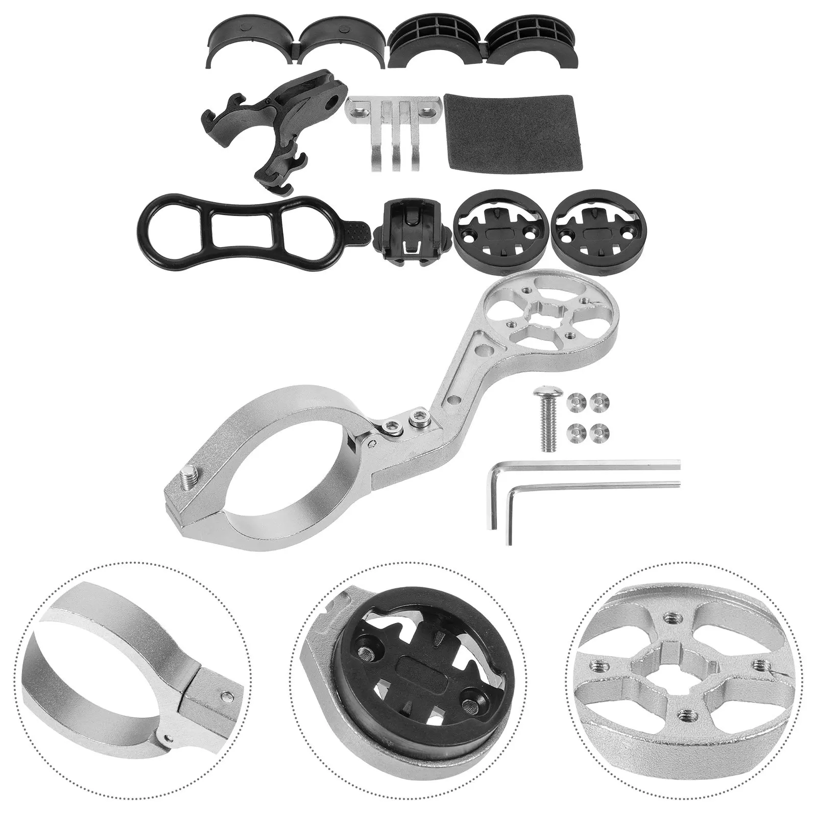 

1 set Bike Computer Mount Aluminum Alloy Odometer Holder Speedometer Mount Bracket For Cycling Accessories Flashlight Sports