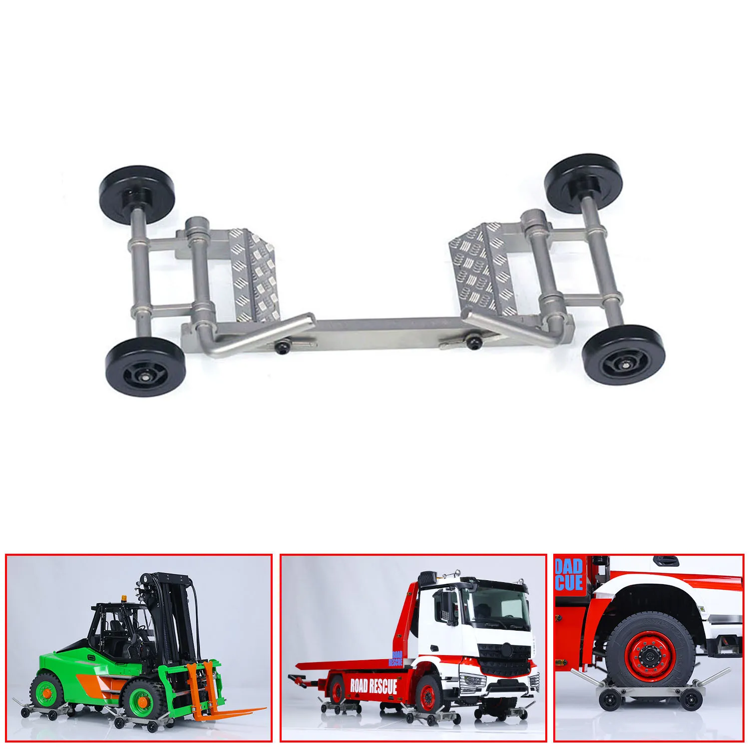 

JDModel Car Mover Metal Spare for Toys 1/14 RC Cars Truck Remote Control Vehicle Model Part