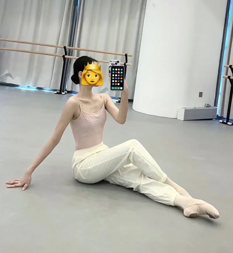 الكبار الباليه ملابس رقص الجمباز تصميم جديد بلا أكمام ممارسة الرقص زي أنيق الجمباز الباليه المعطف النساء