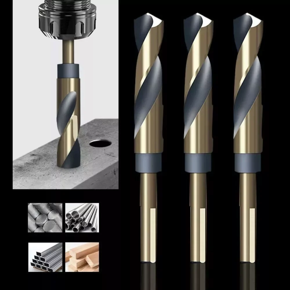 Set di punte da trapano HSS in argento cobalto e deming di grandi dimensioni da 9/16 pollici a 1 pollice M2 Accessori per utensili multifunzione in acciaio ad alta velocità