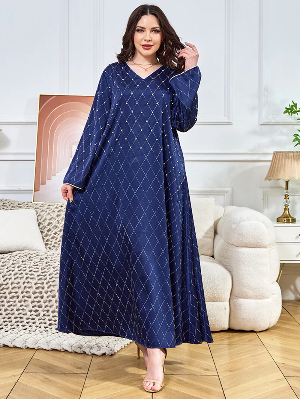 Oriente médio moda robe vestidos de manga longa retro dubai vestido de festa feminino muçulmano elegante vestido de noite
