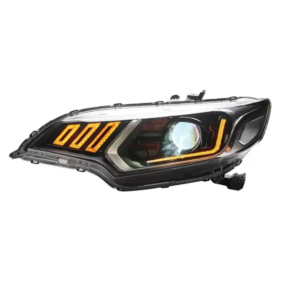 LED Headlight Assembly for Honda FIT JAZZ 14 18 20 Style Turn Signal Daytime Running Light Clearance Lamp
