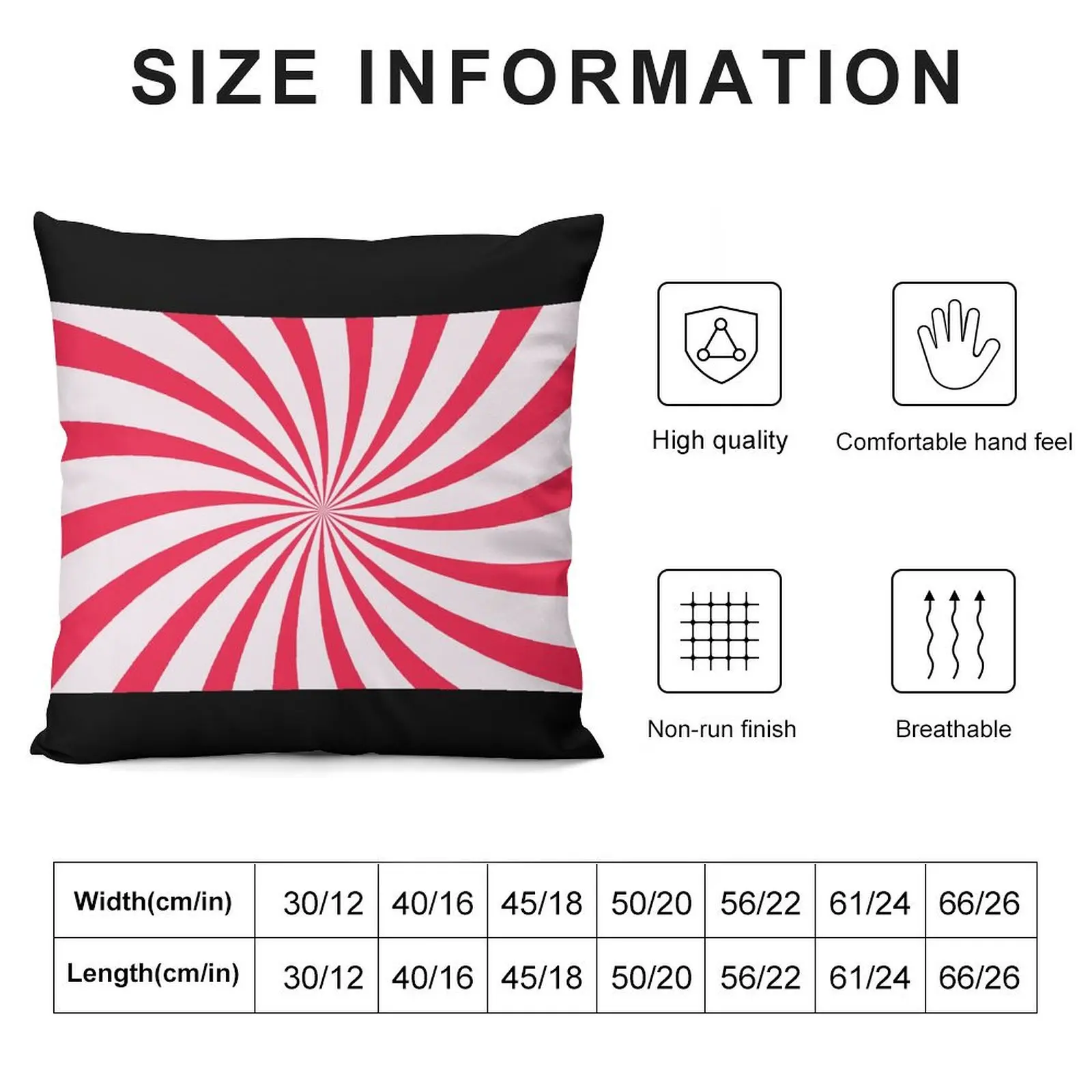 Red and Pink Holiday Peppermint Candy Pattern Mask home decor items Cushions For Sofa Decorative pillowcase Cushion Cover Luxury