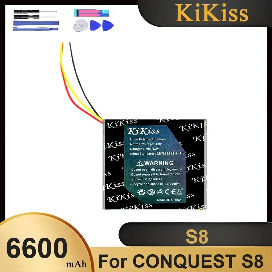 

Аккумулятор S8 для CONQUEST S8, литий-ионные полимерные батареи