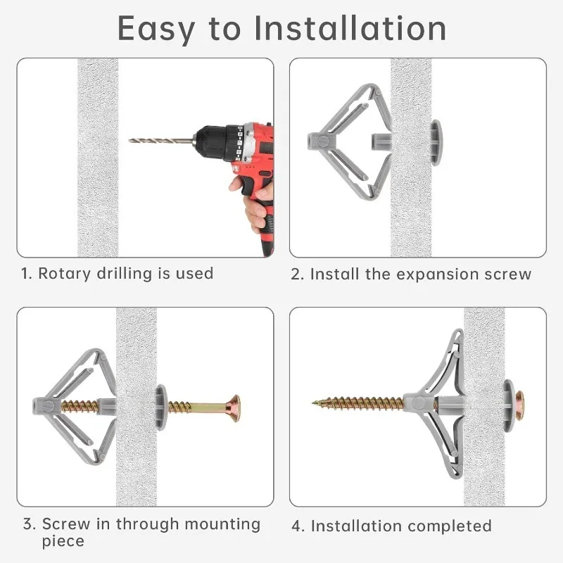 المسامير الجصي مع مسامير المثبتات الحفر الذاتي توسيع المسمار أنبوب دريوال مرساة البراغي السحابة أطقم أدوات الكمبيوتر