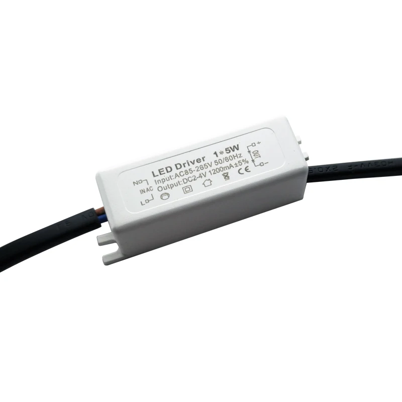 LED Power Supply DC 2-4V Transformer Switch Driver Output current 1200mA Adapter For desk lamp AC85V-220V Led Driver 1Wto5W