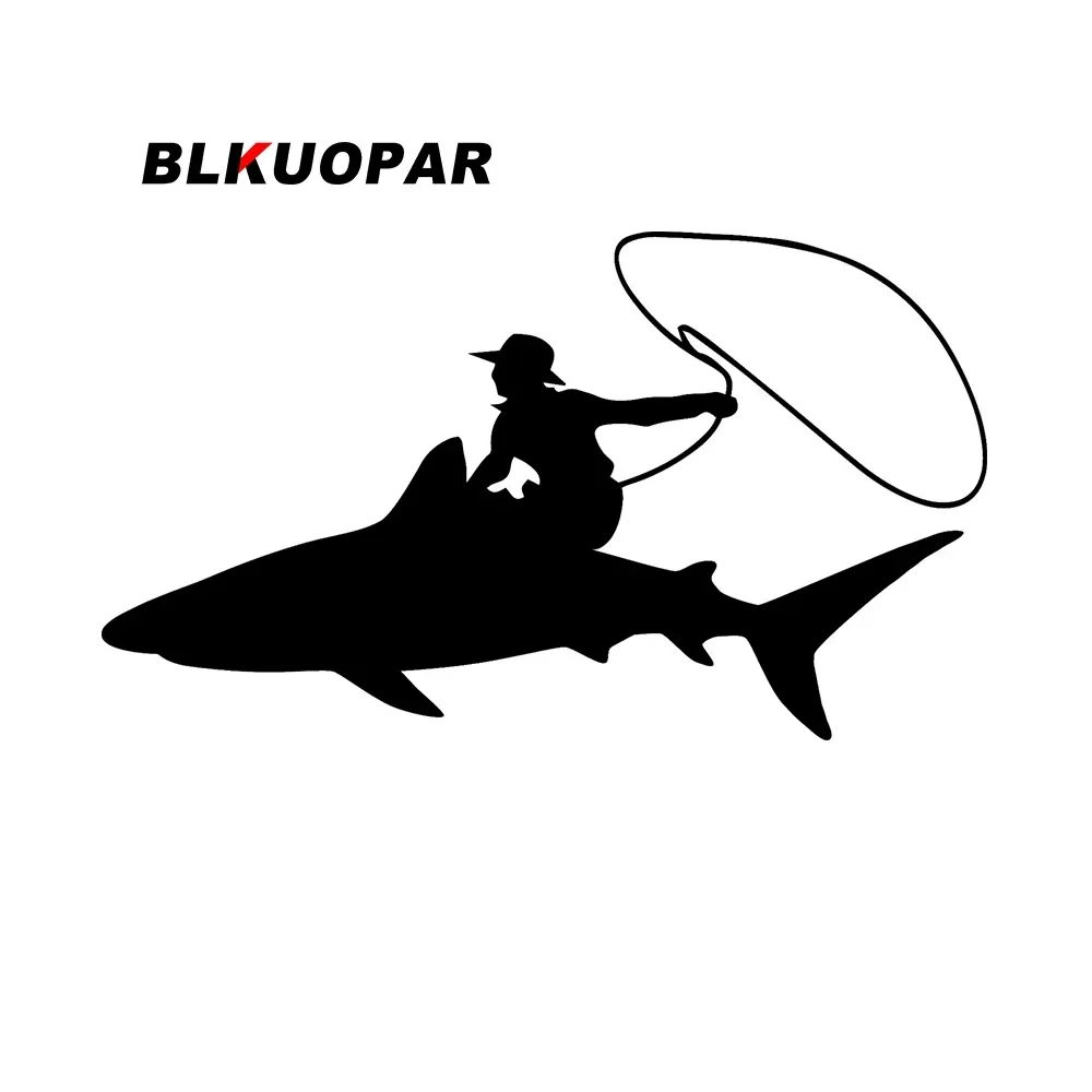 

BLKUOPAR Rodeo Shark Car Sticker Scratch-Proof Creative Personality Car Styling Fashionable Waterproof Sunscreen Decoration