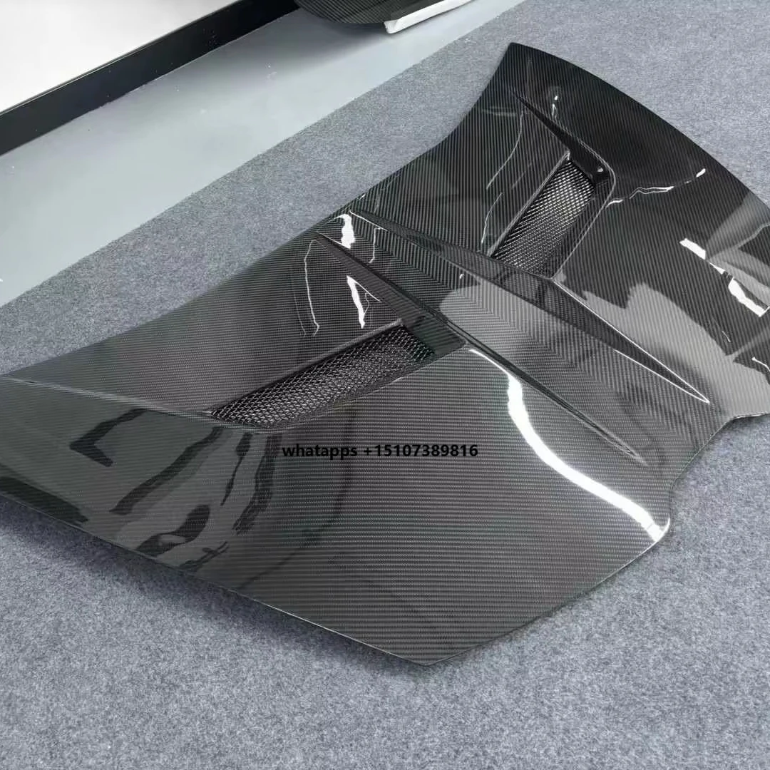 

High Quality V Style Dry Carbon Fiber Engine Hood for Lambor Huracan LP610 LP580 EVO Upgrade Dry Carbon Fiber Engine Cover