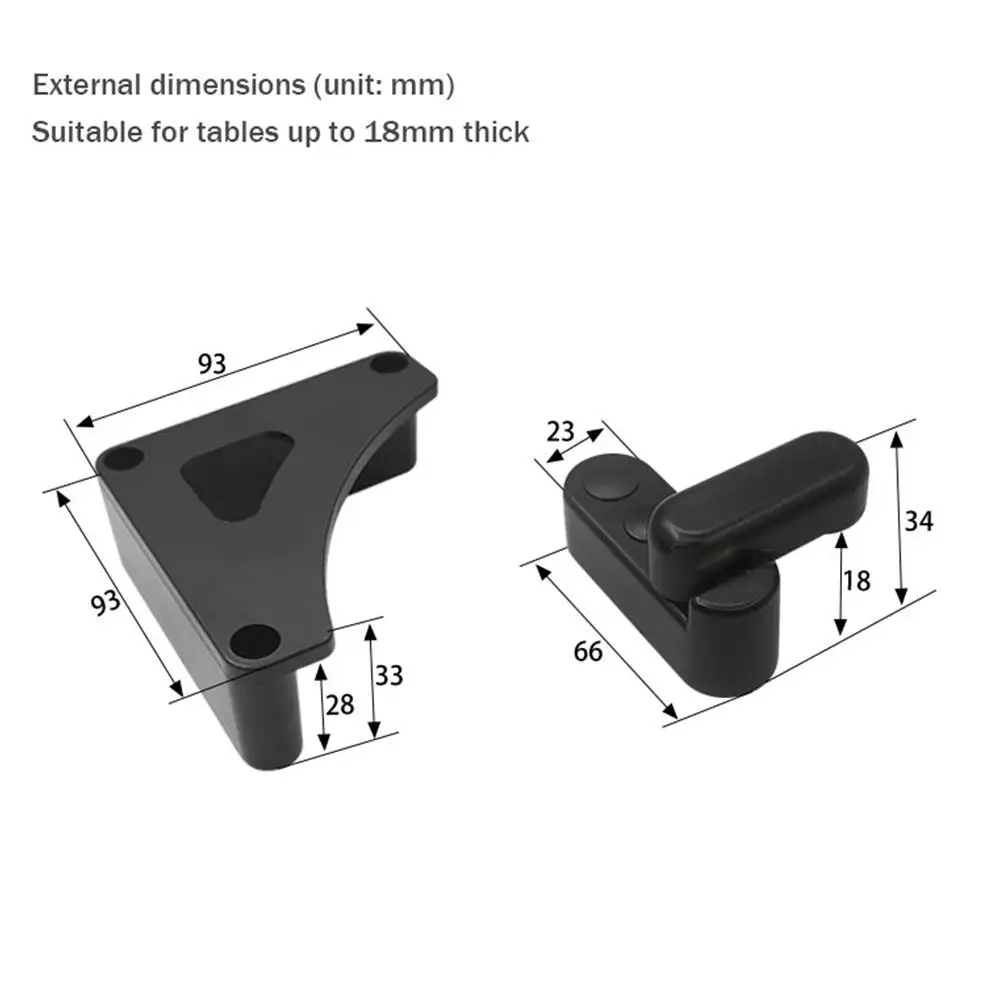 RV Supplies Complete Table Board Buckle Trailer Folding Outdoor Table Cabinet Board Rotary Lock Motorhome Indoor Organizer