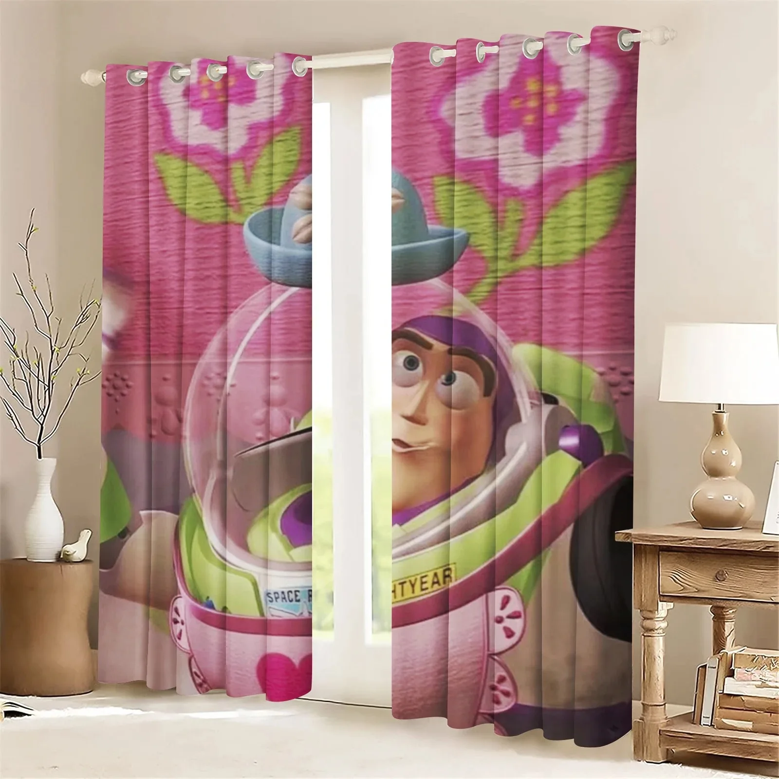 

Disney Toy Story Blackout Curtains Custom Size Soft and Comfortable Curtains for Living Room, Bedroom, Dining Room Decoration