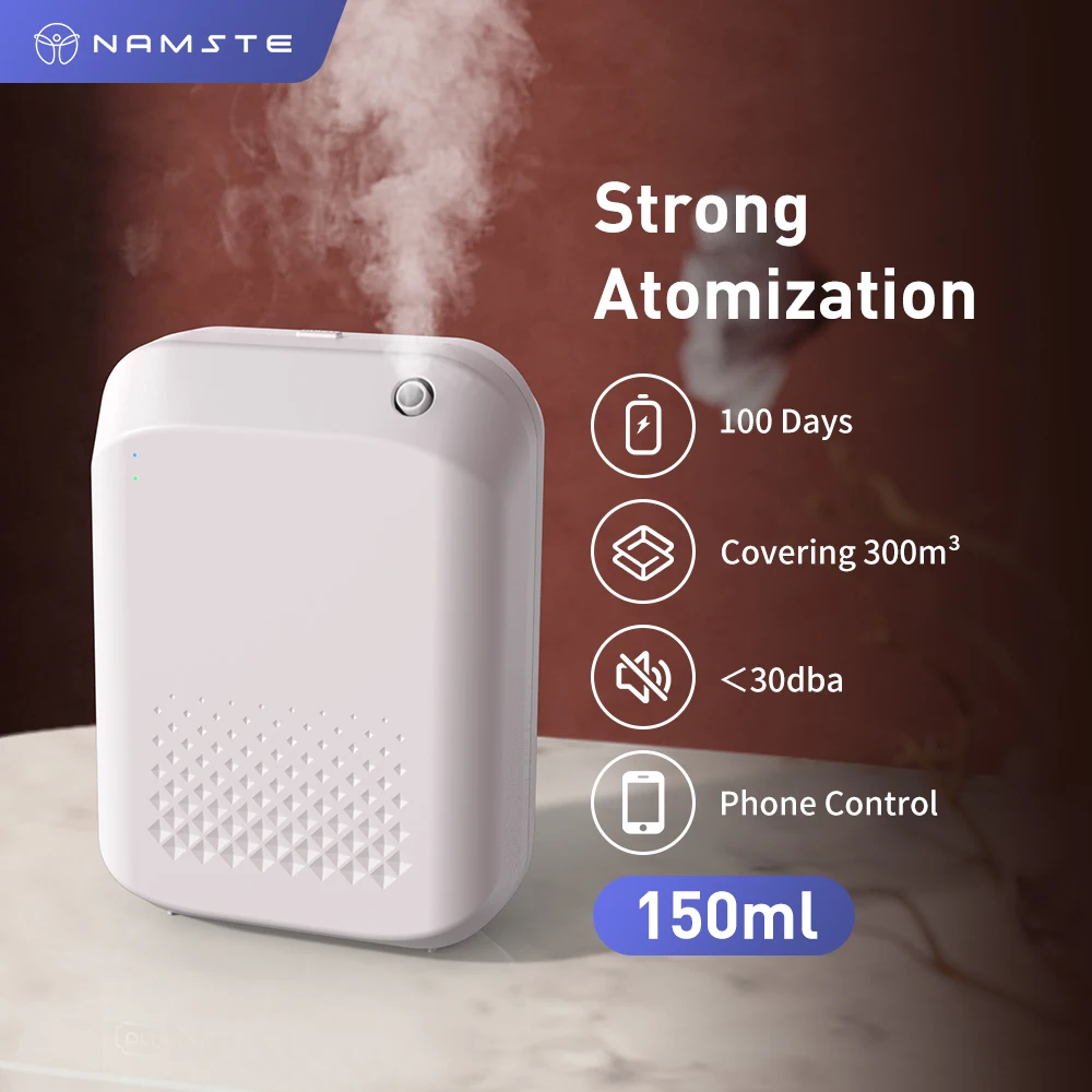 NAMSTE Professional Aroma Diffuser 300m³ Aroma Diffuser Electric Aromati Oasis 150ML Essential Oil Capacity Air Freshener