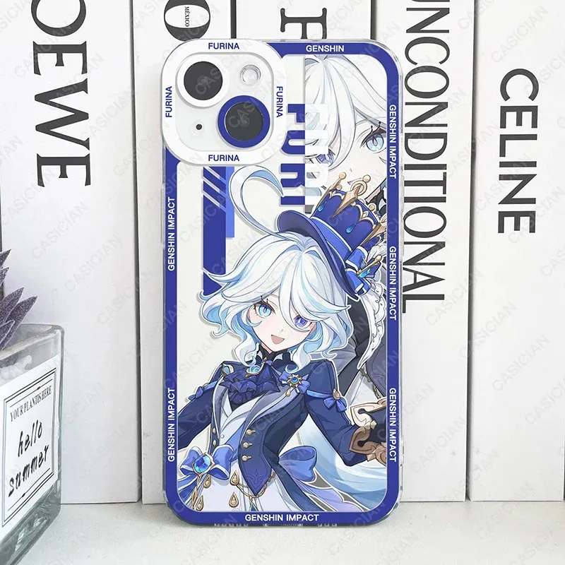 حار لعبة Genshin تأثير قضية الهاتف لسامسونج A36 A26 A56 A16 A06 A55 A35 A25 A15 A05 A54 A34 A24 A14 A13 A53 A33 واضح بولي يوريثان #3