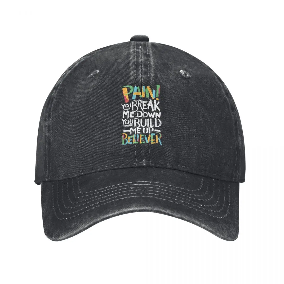 Imagine Dragons Multicolor Hat Peaked Women's Cap Believer Personalized Visor Protection Hats