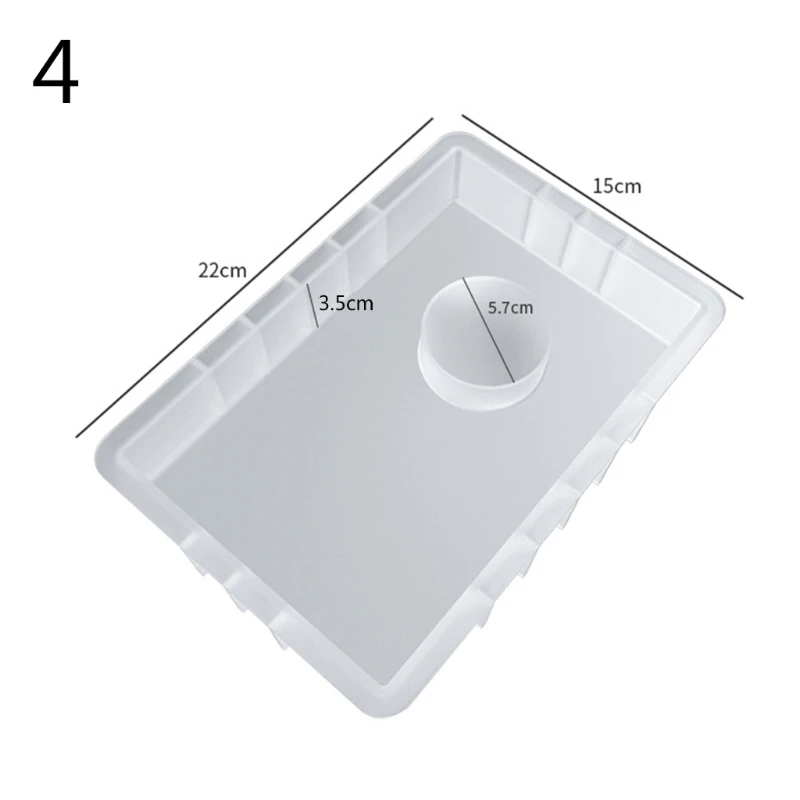 Klok slinger siliconen boekensteun mal voor hars gieten desktop huisdecoratie E0BE