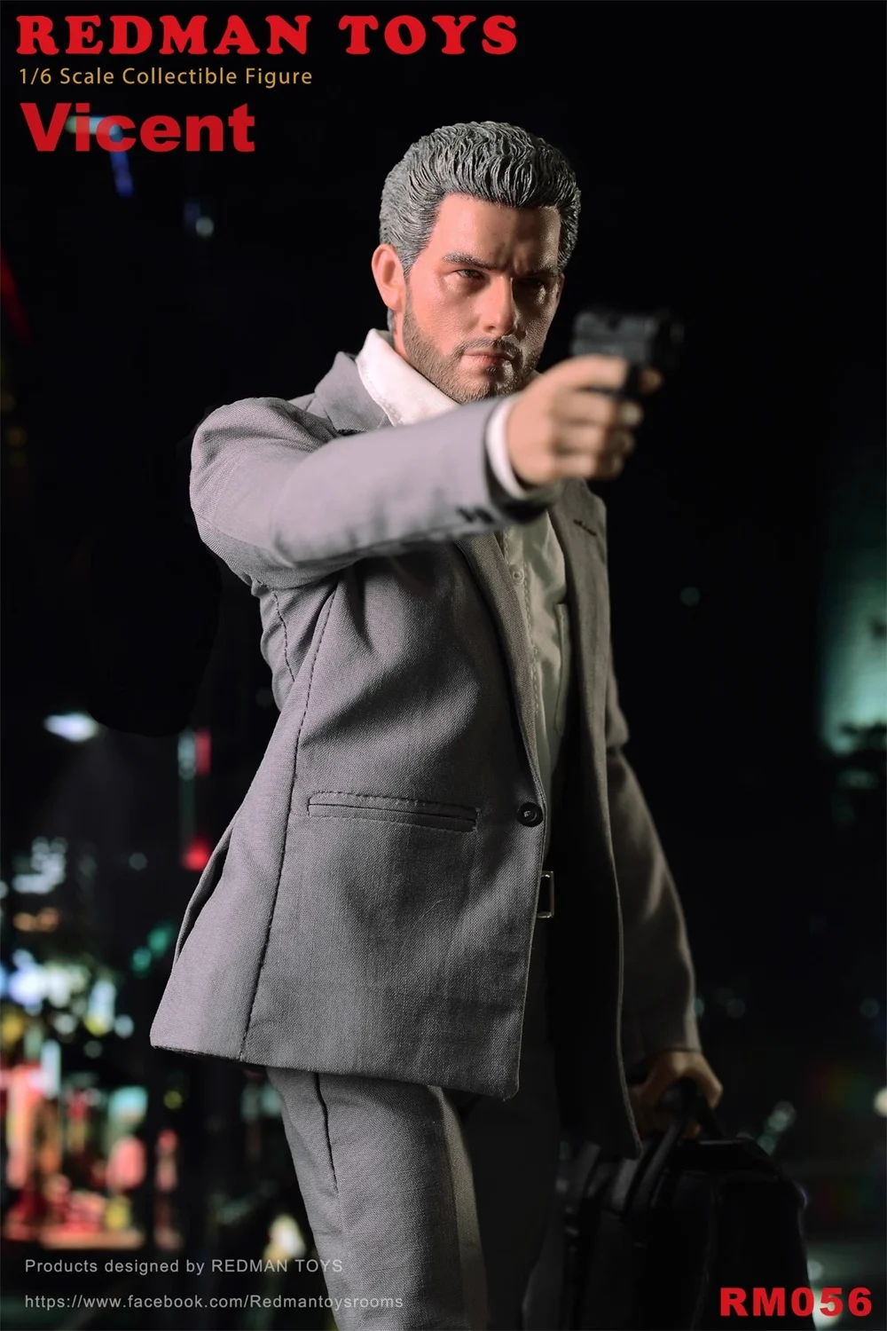 1/6th REDMAN TOYS RM056 Man Tom Cruise Killer conjunto completo figura de acción móvil alrededor de 12 "muñeco regalo para seguidores coleccionar