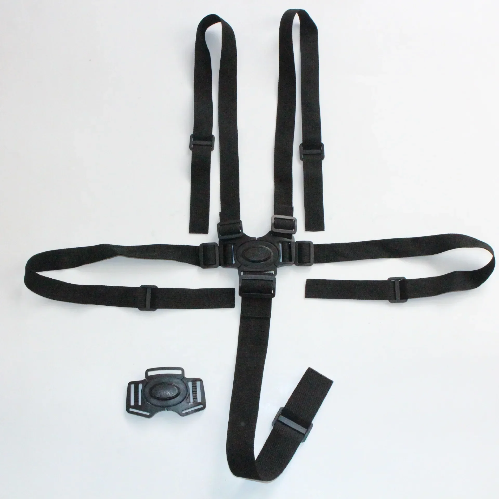 Baby Five Points Safety Belts Lunch Seat Car Sleeping Fixed Belts Toddler Protection Universal Belt Baby Stroller Accessories