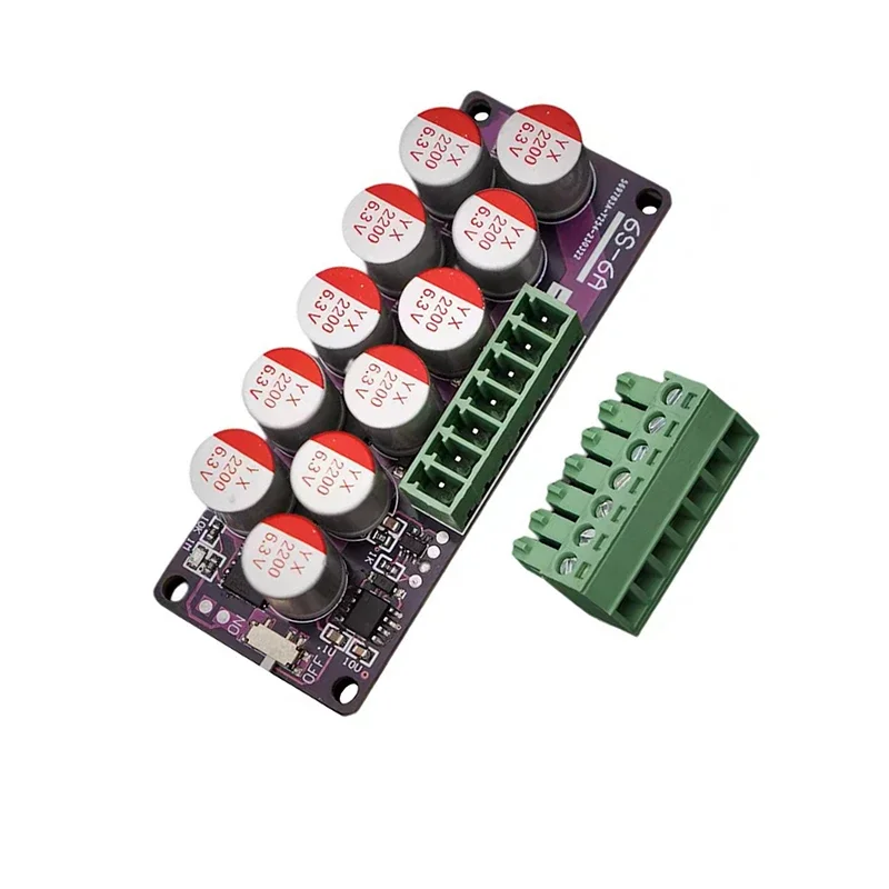 6A Active Balancer Equalizer Energy Transfer Board Li-ion LiFePo4 Lithium Battery Pack Flying Capacitors Balancing Technique