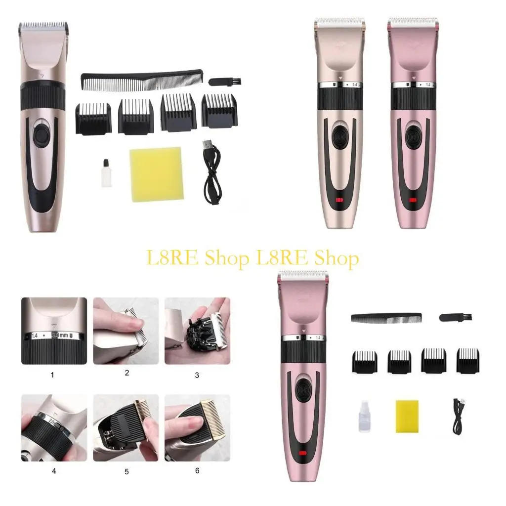 L8RE Hair Clipper Professional Push Shear Barber Salon Hair Trimmer for Man Rechargeable Cutter Machine Beard Shavers Razors