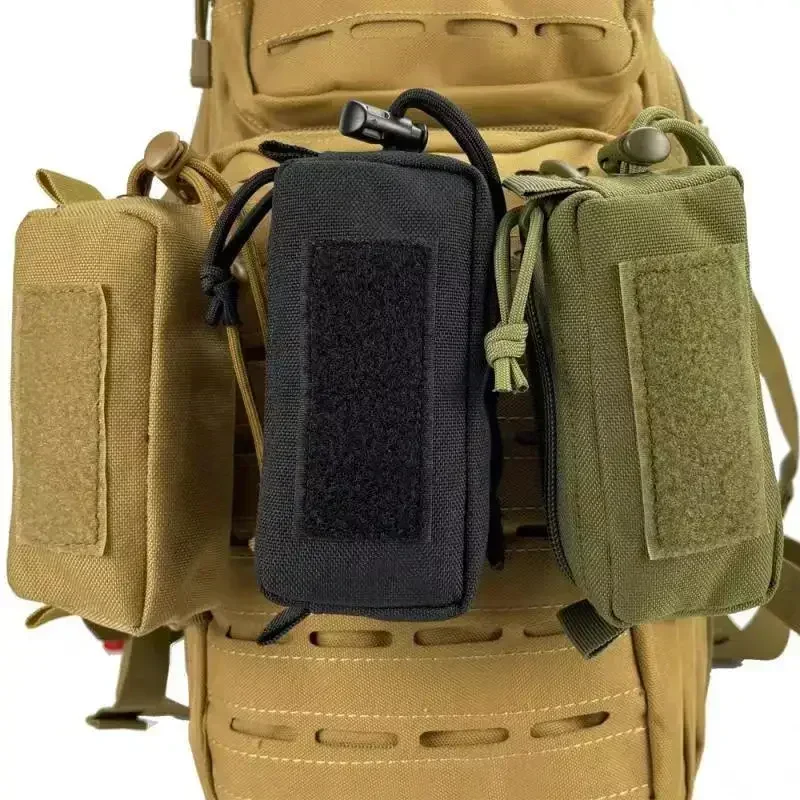 Molle Mini EDC Tool Pouch Waist Pack Bag Utility Wallet Outdoor Sports Camping Hiking Hunting Accessories Card Key Holder Bags
