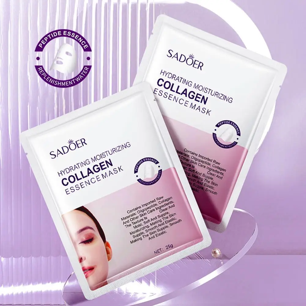 قناع الوجه بالكولاجين من الببتيد إيسين، علاج الترطيب والرفع، ترطيب وثبات العناية بالوجه لمكافحة الشيخوخة