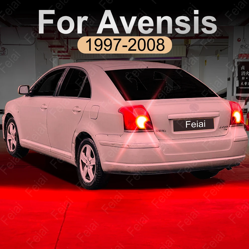 For Toyota Avensis T22 T25 LED Brake Lights Bulbs Avensis Accessories LED Car Stop Light 1997-2002 2003 2004 2005 2006 2007 2008