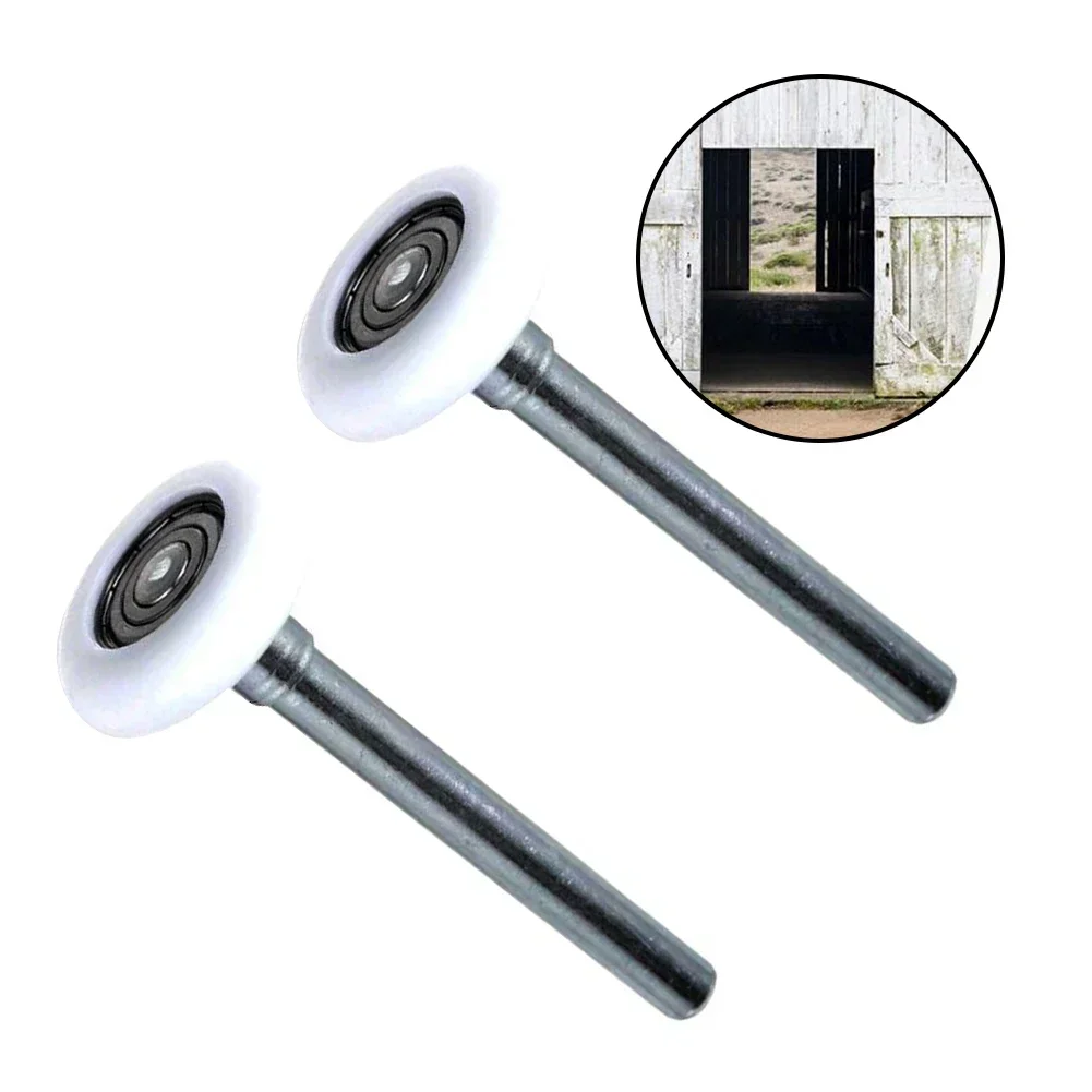 Nylon Garage Door Rollers 10 Pack 2 Inch With 6200-zz Bearings Low Noise Steel Stem For Home Garage Door