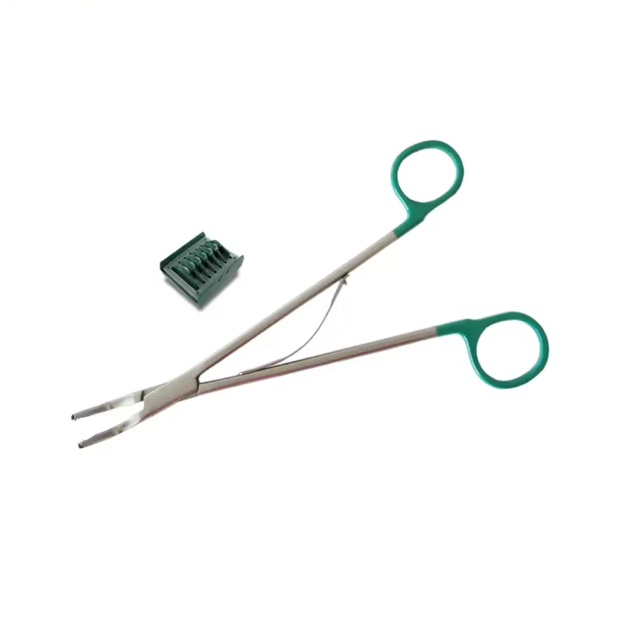 Laparoscopic hemolock endoclip release clip applier