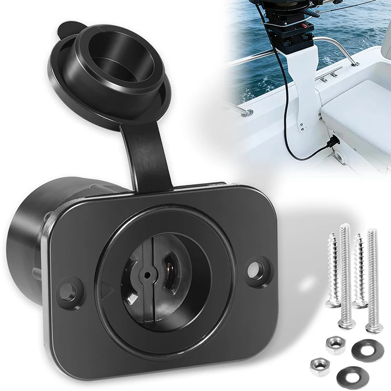 2126 Downrigger Receptacle Socket Compatible with Scotty Depthpower Electric Downriggers Power Connector 2 Wire 12V /24V/36V Sys