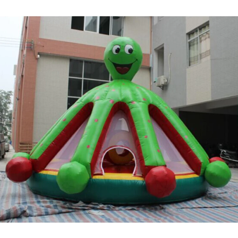 

PVC Fun Octopus Bouncy Jumping Castle Children Safe Smooth With Blower Bounce House Inflatable Trampolines