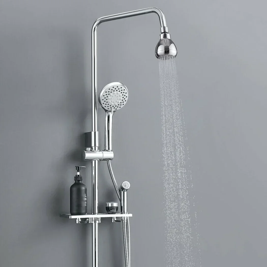 Polished Chrome High Pressure Shower Head 3 Inch Anti-leak G1/2