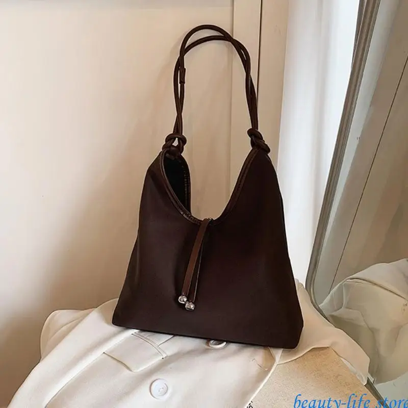 

Elegant Slouchy Bag Large Underarm Purse Office Handbag Shoulder Bag with Spacious Interior for Fall and Winter 517D