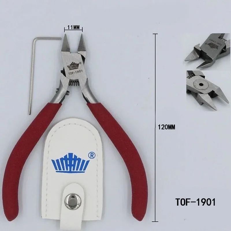 TOF-1901 Model Pliers Basic Single Blade Plastic Nippers Cutting Pliers Model Building Tools for Beginners to Fix Plastic Models