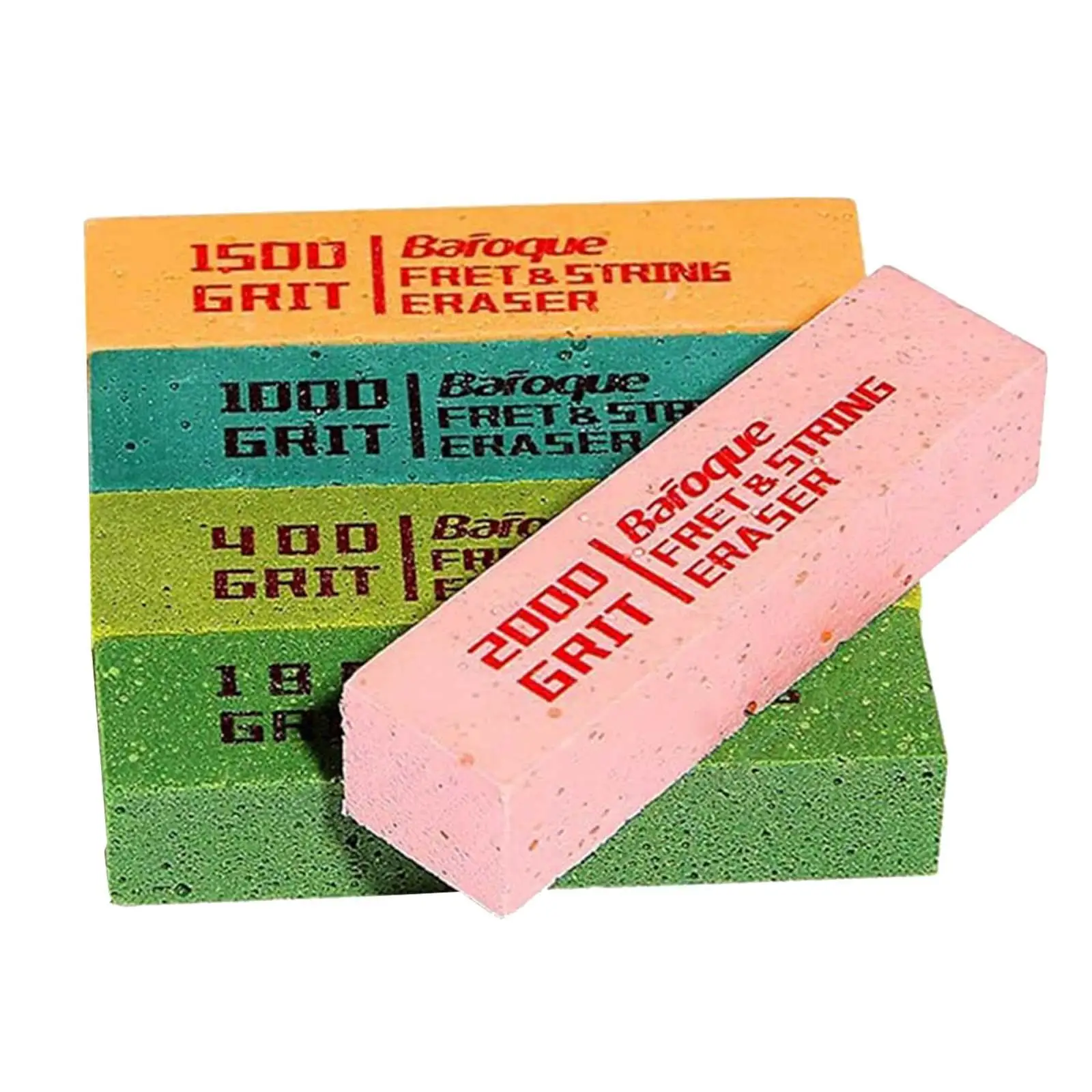 Luthier Guitar Tools Fret Erasers Set Fret Polish and Derusting Rubber Cleaner for Guitar Frets and Wire