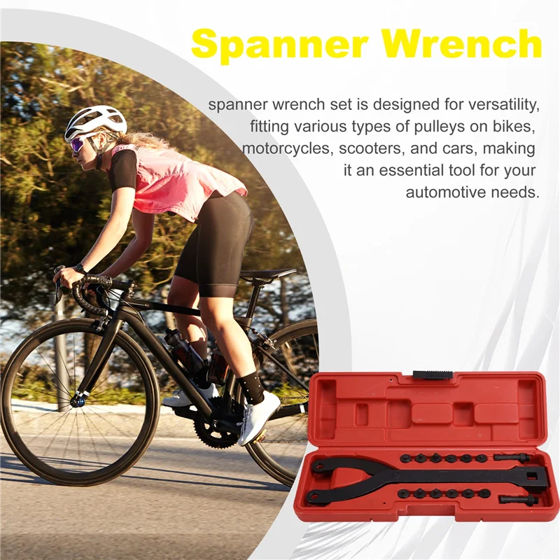 

New Arrival Spanner Wrench Adjustable Spanner Wrench Set Variable Pin Spanner Wrench For Cars, Motorcycles 15PCS