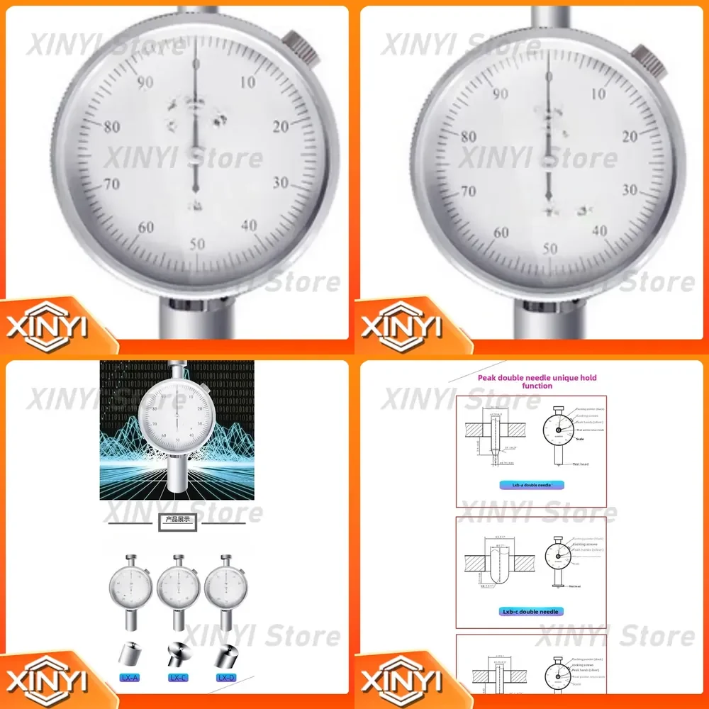 for Pointer LX-A Hardness Tester for Vulcanized Rubber and Plastic Products Shore A Durometer Single Needle Material Testing