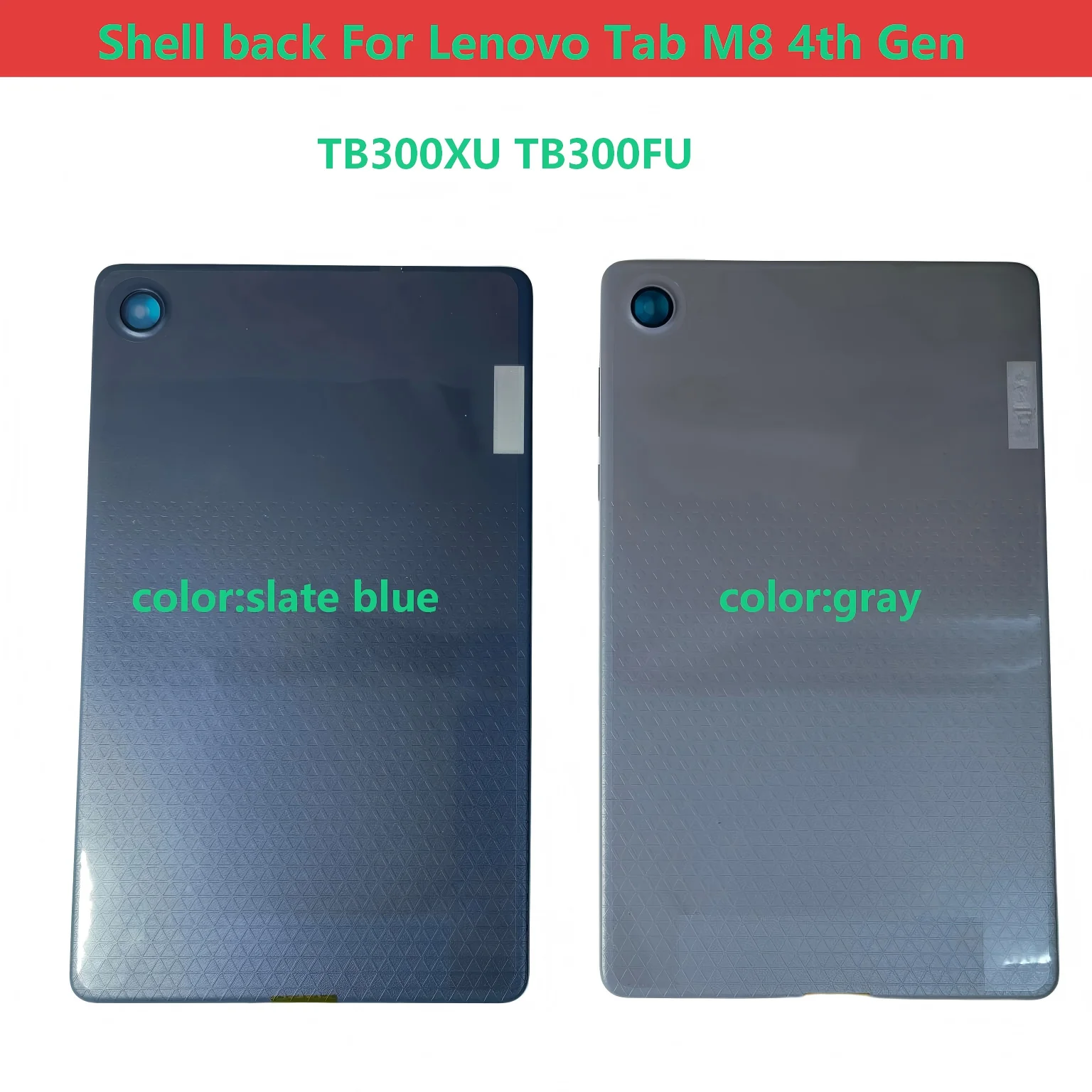 

Задняя крышка корпуса для Lenovo Tab M8 4-го поколения TB300XU TB300FU, сменная крышка батарейного отсека, аксессуар для замены