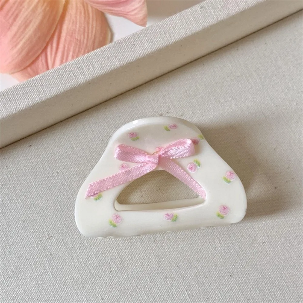 Cute Sweet Bow Flower Hair Claw Women Girl Bowknot Ribbon Crab Clip Y2k hark Clip Hair Clip Hair Accessories