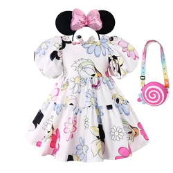 DISNEY Minnie Mouse Dress for neonate Tutu a strati Daisy Cartoon Toddler Infant Birthday Party Kids Mickey Cosplay Clothes