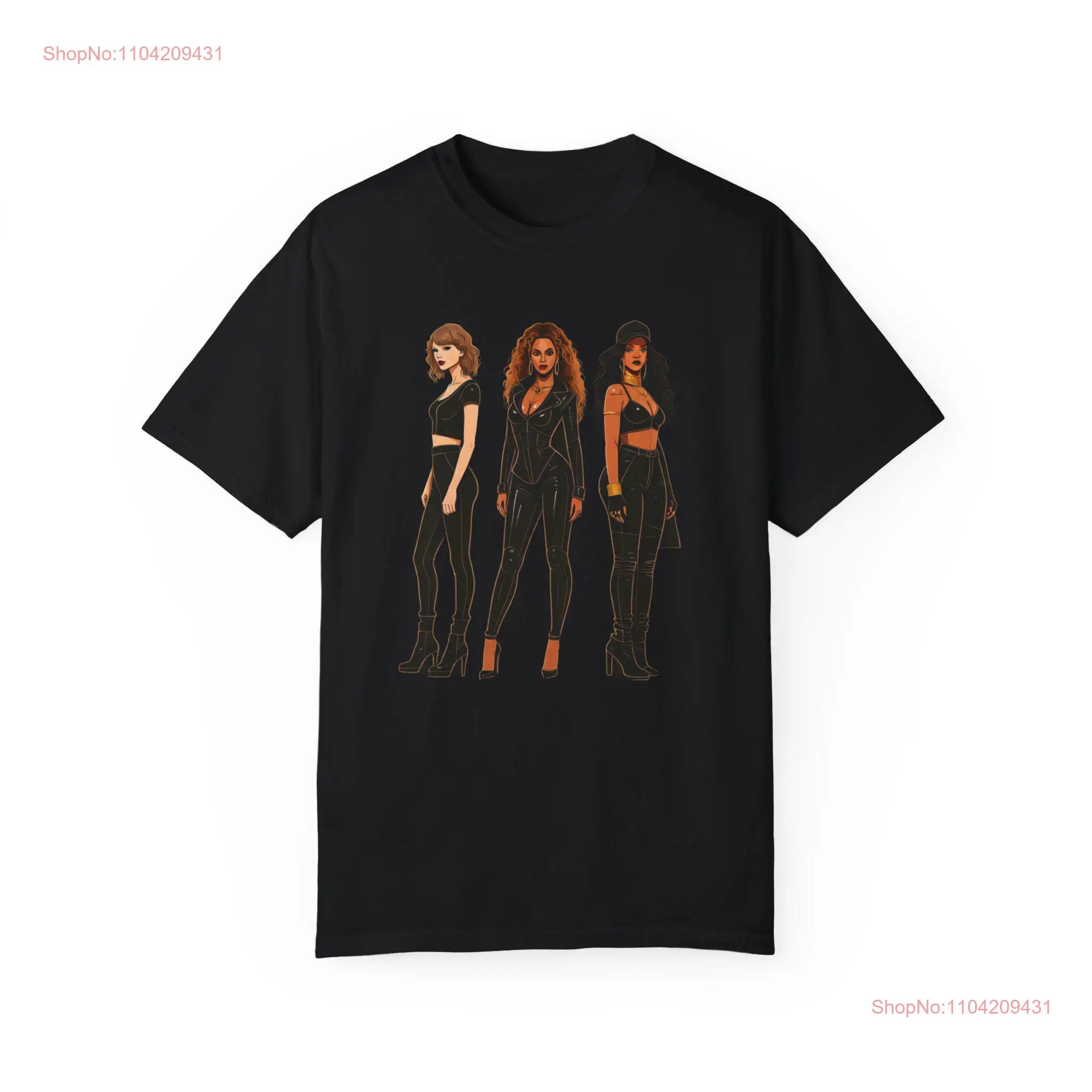 Empowering Trio T Shirt Iconic Fashion long or short sleeves