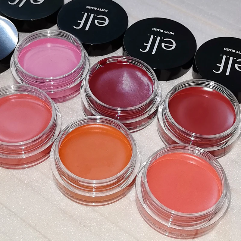 New Elf Dual-Use Liquid Blush Lip Gloss Sheer Tone Smooth Texture Nice Glow for Lip Cheek Daily Makeup Pink Positive Cherry Cola