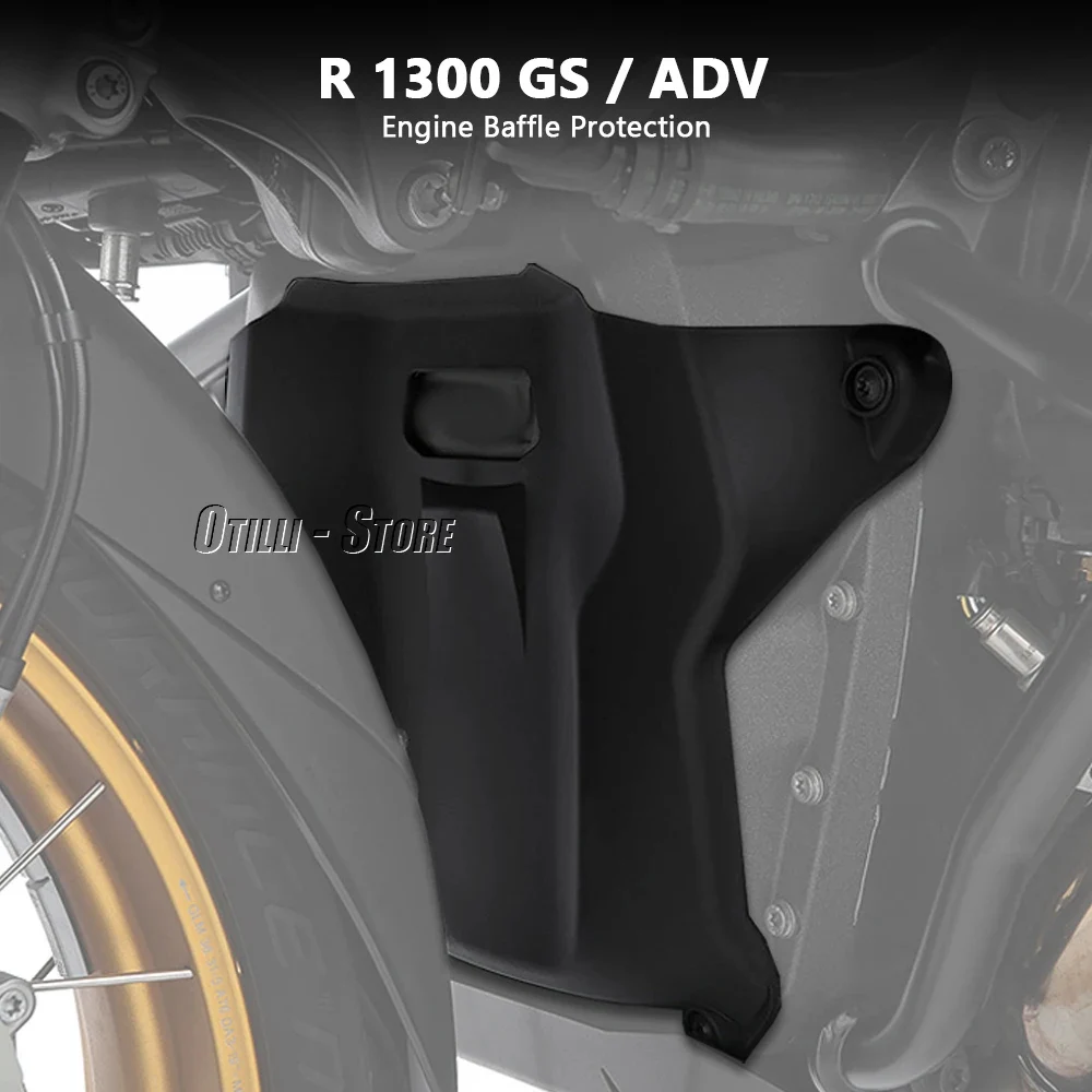 Black Front Engine Housing Baffle Guard Cover Protector FOR BMW GS1300 R1300GS Adventure Motorcycle R1300 GS 1300 ADV R1300GSA