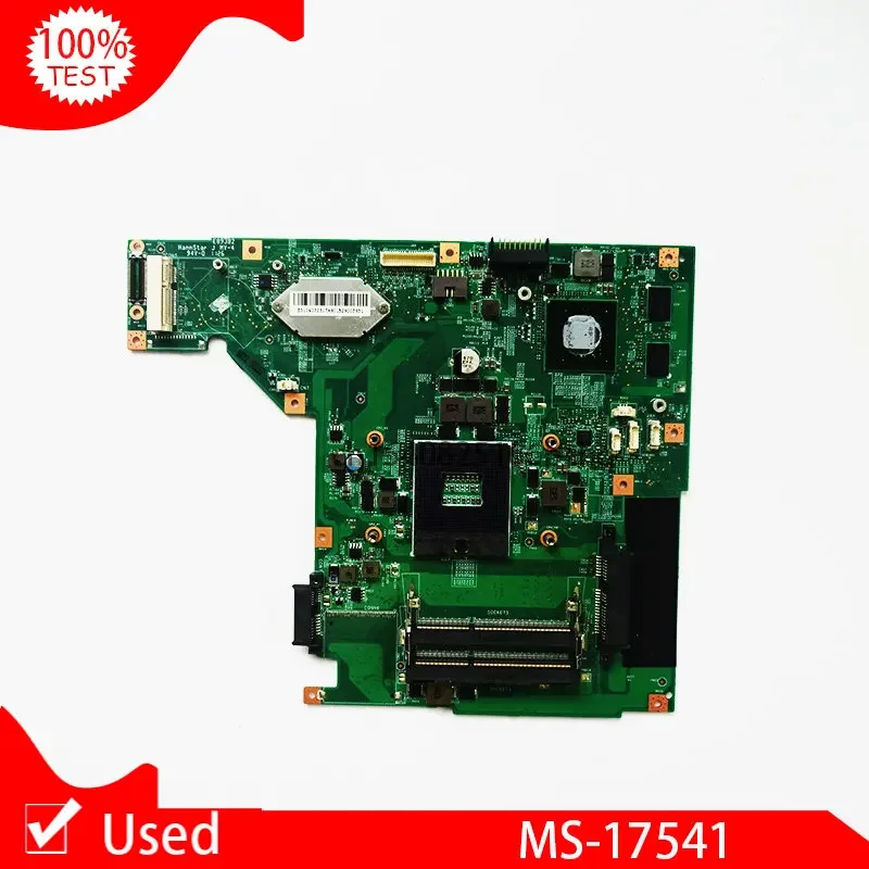 

Used For MSI FX720 Mainboard MS-1754 Laptop Motherboard MS-17541 VER 1.0 DDR3 MAIN BOARD