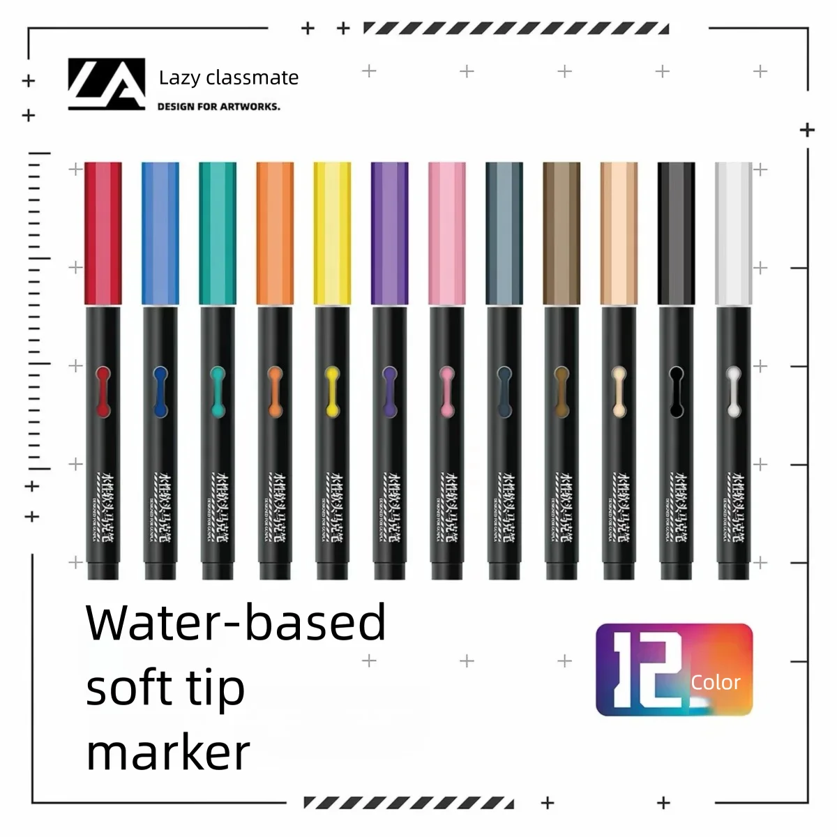 LANLAN Oily Model Marker Extra-fine Hook Liner Assembly Model Building Tools For Military Paint Tool Hobby DIY