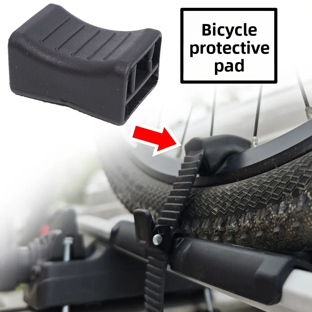 Roof Rack Adapter Straps Bike Wheel with Cushion Bicycle Frame Steel Ring Protection Pad for Thule 599 598 591 568 564 561 532