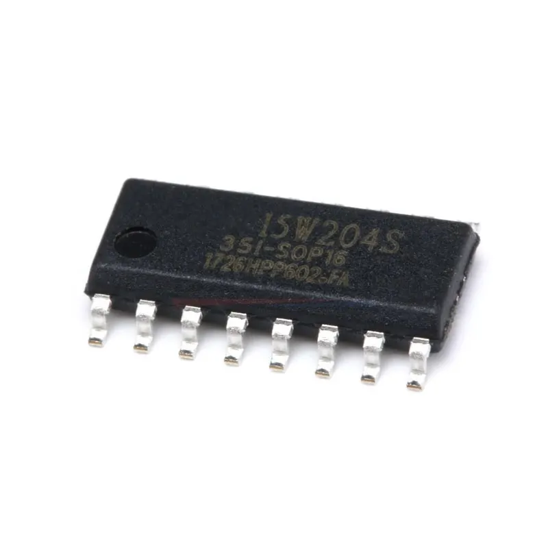 5PCS STC15W204S-35I-SOP16 STC15W204S 15W204S SMD 51series 2.5V~5.5V 4KB FLASH RAM:256Byte Microcontroller Singlechip Chip IC